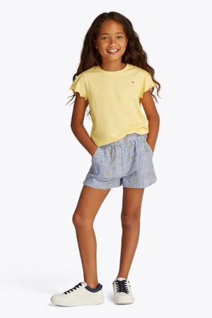 casual short blauw
