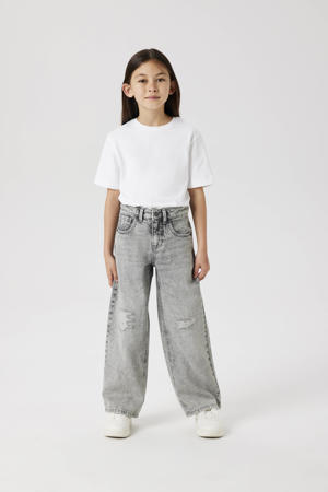 wide leg jeans NKFROSE light grey denim