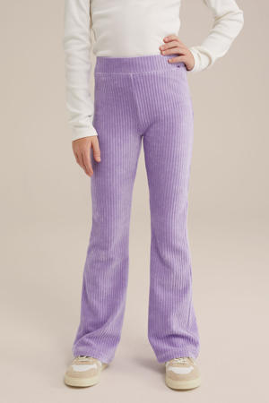 flared legging lila