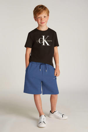 sweatshort blauw