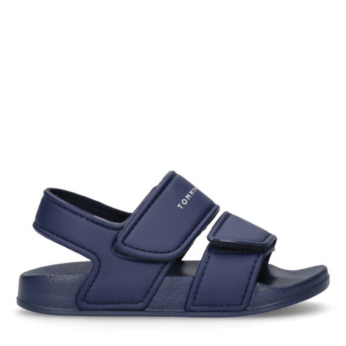 Tommy Hilfiger Joel sandalen donkerblauw Jongens Imitatieleer Logo - maat 28 afbeelding