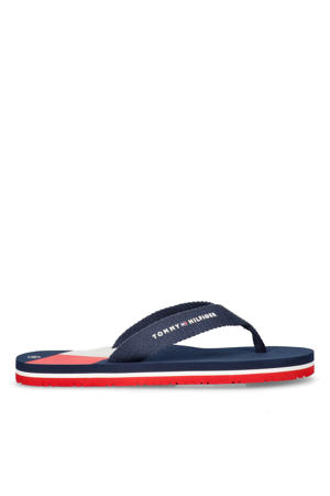 Mick teenslippers donerblauw