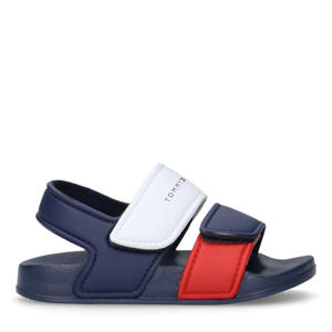 Joel  sandalen blauw/wit/rood