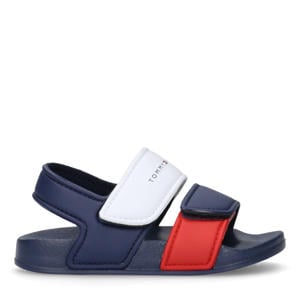 Joel sandalen blauw/wit/rood