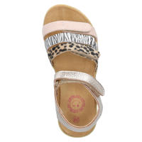 thumbnail: Develab leren sandalen zilver/beige