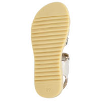 thumbnail: Develab leren sandalen zilver/beige