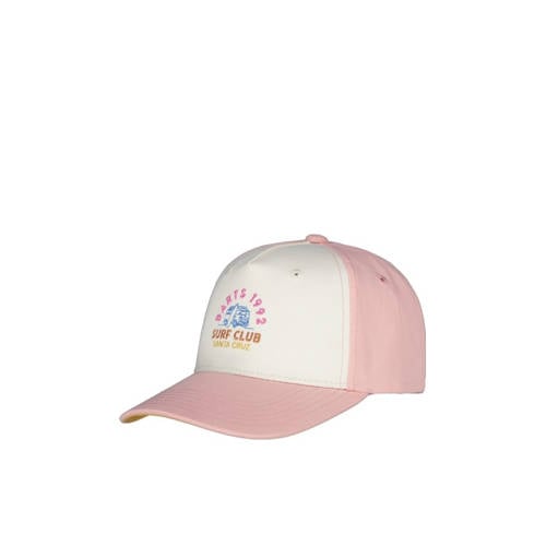 Barts pet Feliep lichtroze / wit Jongens Katoen Printopdruk