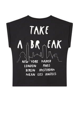 T-shirt zwart