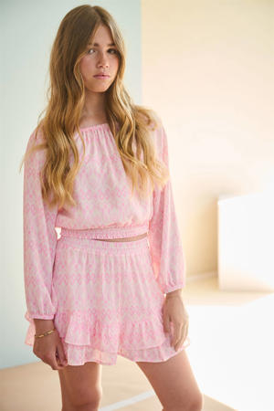 cropped top roze