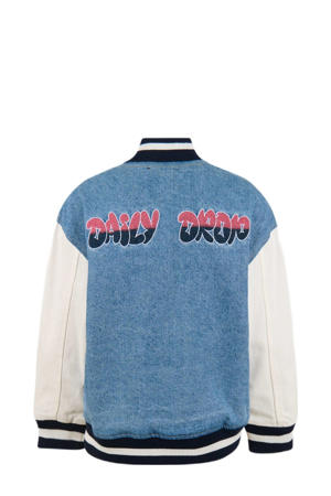 denim bomberjack lente blauw