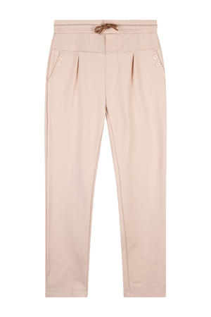 slim casual broek zand