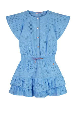 midi jurk blauw