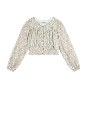 blouse mintgroen