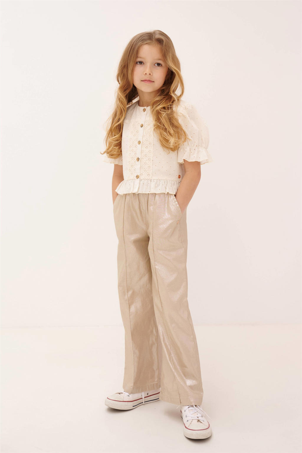 NONO regular pantalon zand