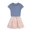 NONO midi jurk blauw