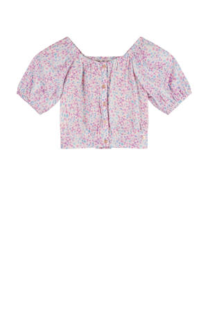 cropped top lila