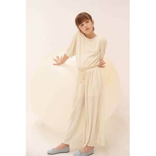 NONO loose goud Jumpsuit Meisjes Polyester Ronde hals Effen