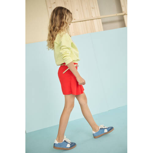 NONO skort rood Rok Meisjes Viscose Effen - maat 122/128 afbeelding