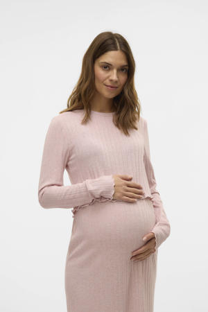 zwangerschaps cropped top lichtroze