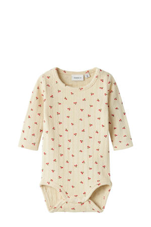 romper NBFBILIA ecru/rood