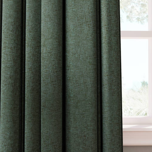 NOUS Living verduisterend gordijn kant en klaar groen (per stuk) (300 x 290 cm)*