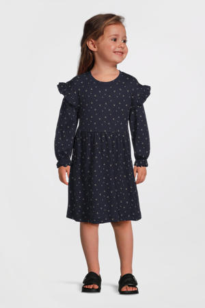 korte jurk donkerblauw