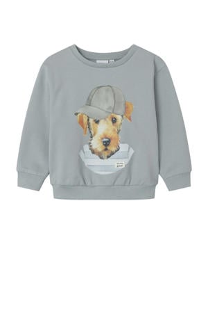 sweater grijs melange