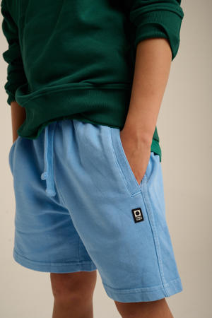 sweatshort lichtblauw