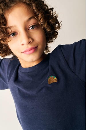 T-shirt donkerblauw