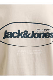 thumbnail: JACK & JONES JUNIOR T-shirt met backprint ecru