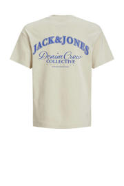 thumbnail: JACK & JONES JUNIOR T-shirt met backprint ecru