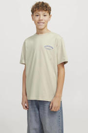 thumbnail: JACK & JONES JUNIOR T-shirt met backprint ecru