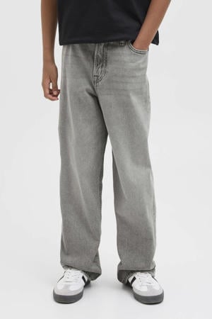 loose waist baggy fit jeans grey denim