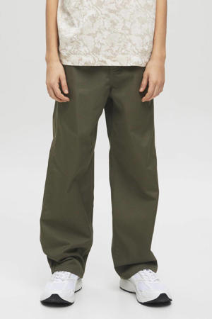 casual broek olijfgroen