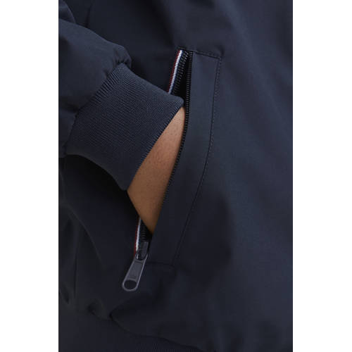 JACK & JONES JUNIOR bomberjack donkerblauw Jas Jongens Polyester Ronde hals