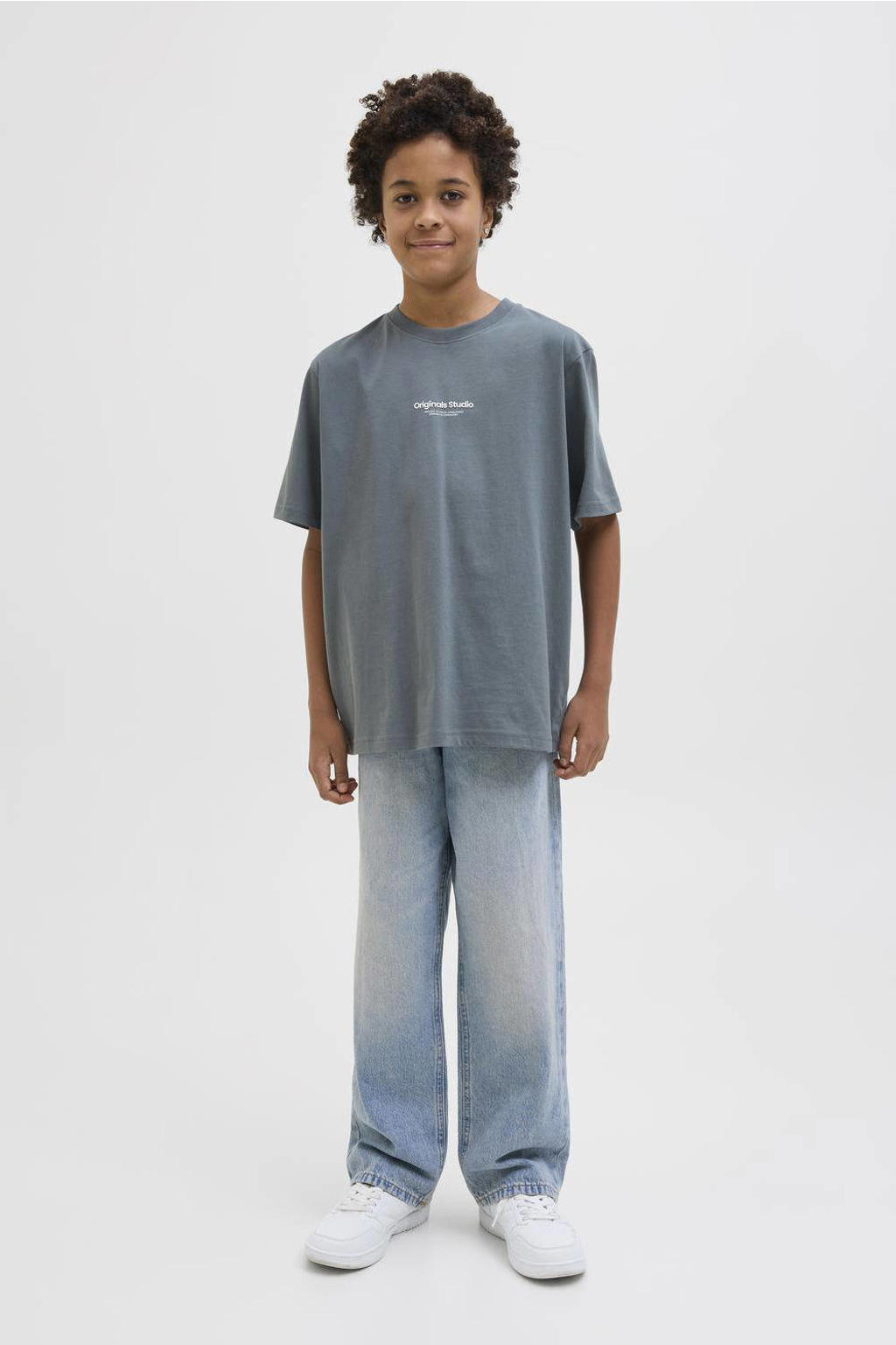 JACK & JONES JUNIOR T-shirt grijs