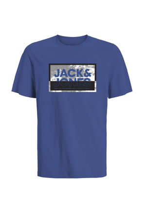 T-shirt hardblauw