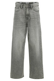 thumbnail: Grey denim jongens JACK & JONES JUNIOR high waist baggy fit jeans van denim met effen