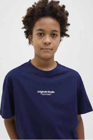 T-shirt donkerblauw