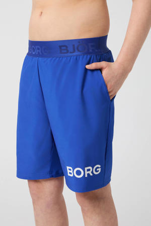   sportshort Borg kobaltblauw