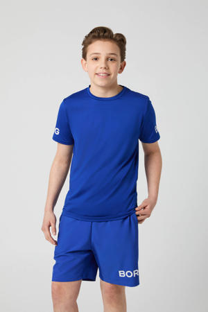sportshirt Borg kobaltblauw
