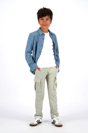 relaxed cargobroek beige