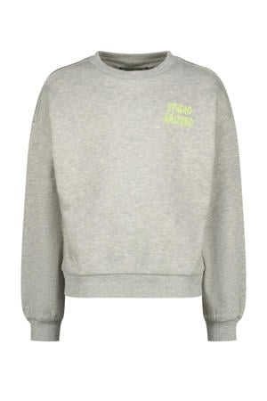 sweater grijs melange