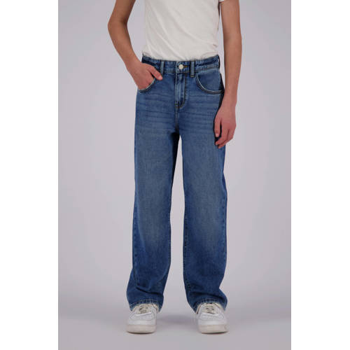 Raizzed loose fit jeans medium blue denim Blauw Effen - maat 134 afbeelding
