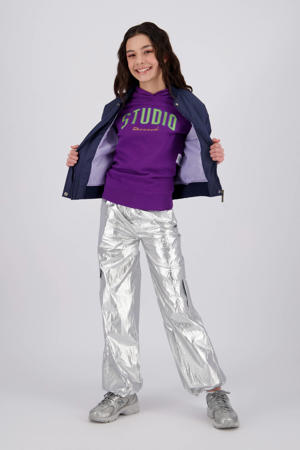 regular casual broek zilver