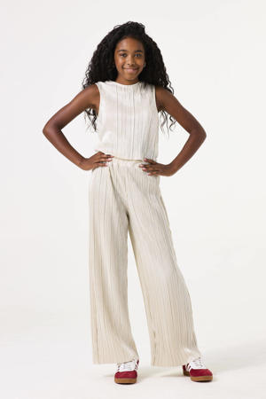 wide leg palazzo broek goud