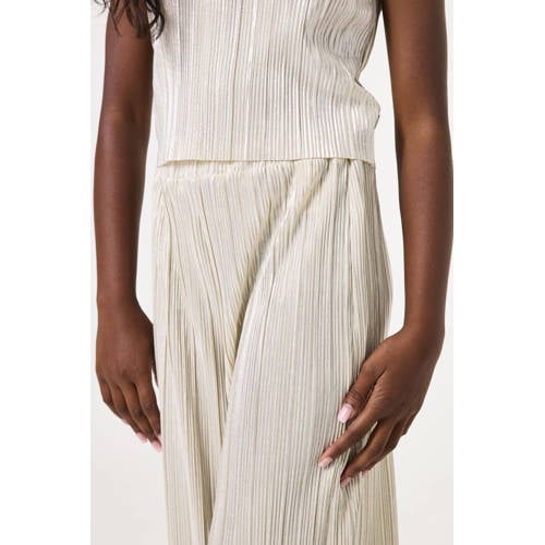 Garcia wide leg palazzo broek goud Meisjes Polyester Effen