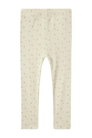 slim fit legging ecru/lichtroze