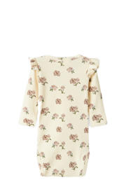 thumbnail: LIL' ATELIER BABY romper Offwhite/roze offwhite/roze
