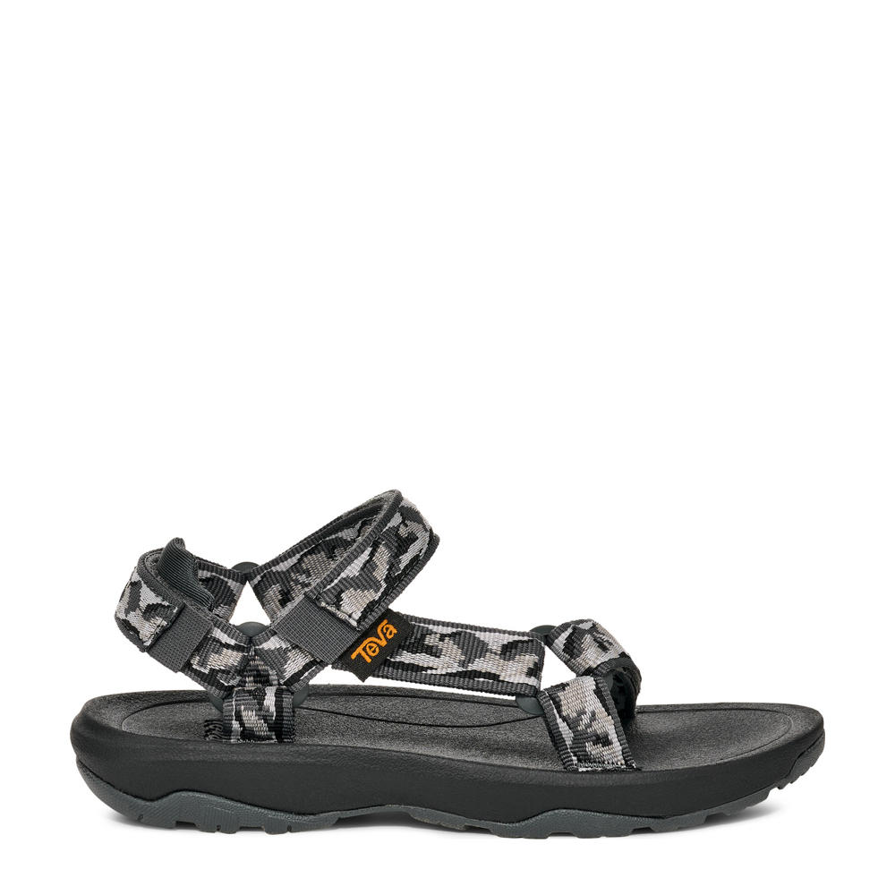 Zwart en grijze jongens Teva Hurricane XLT 2 sandalen van textiel met klittenband